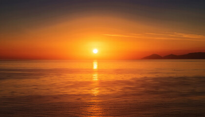 Naklejka premium Sunset-inspired smooth gradient with warm tones.