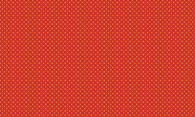 Decorative Seamless Wave Pattern with Geometric Circle and Star Elements