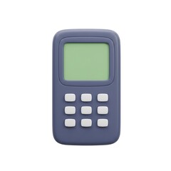 Obraz premium 3D dark mobile phone keypad style