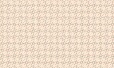 Fototapeta premium Decorative Seamless Wave Pattern with Geometric Circle and Star Elements