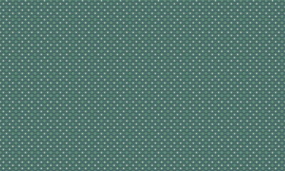 Decorative Seamless Wave Pattern with Geometric Circle and Star Elements