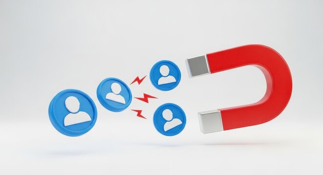 3D Magnet Attracting Customers: Lead Generation Strategy