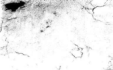 A Distressed Monochrome Backdrop with Grainy Details. Overlay with Dust and Scratches for the Creation of Grungy Designs. Vector Illustration.