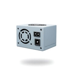 Obraz premium 3D Grey Power Supply Unit