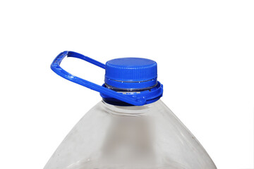 Plastic Pet Bottle in white background