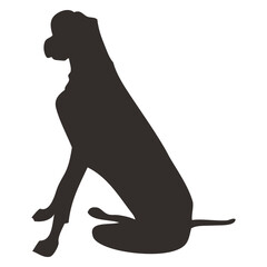 dog icon black