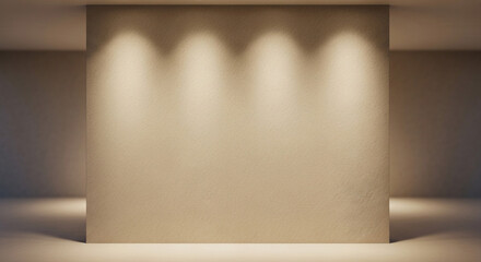 Spotlit empty stage backdrop for presentations or product displays