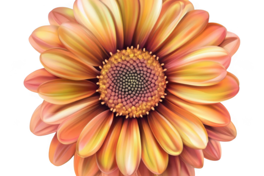 Observe Orange Petals Form a flower with Bright Beauty and Summer Vibe