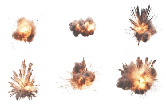 Explore the Explosion of Warm Tones And Dramatic Smokes Effect Overlays