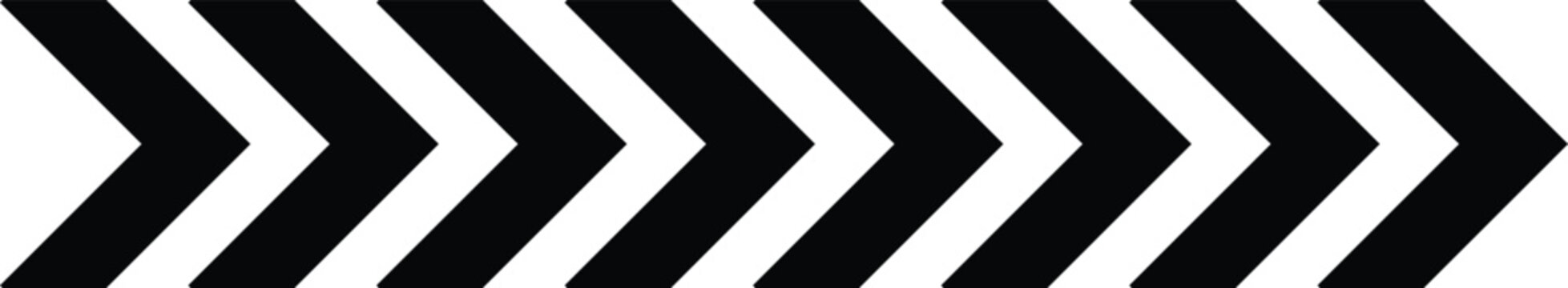 dynamic moving Arrow icon. representing speed sign. emergency exit red arrow. Road lines symbol. directional arrow signs. right swipe arrow for animation
