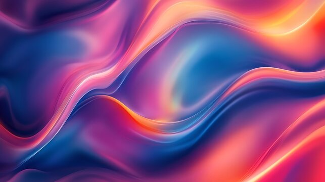 Digital fluid background with smooth gradient tones ideal for tech or business use