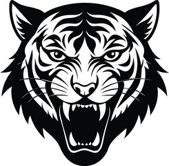 tiger head vector