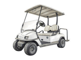 OffRoad Golf Cart A Powerful Versatile Vehicle on transparent background