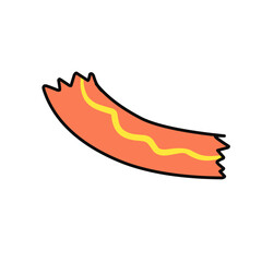 sticky tape doodle icon