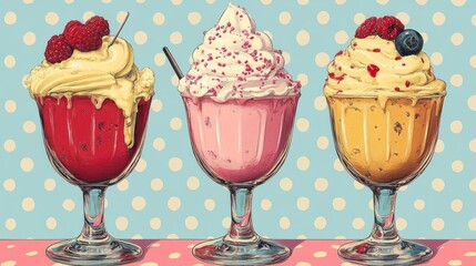 ice cream in glass