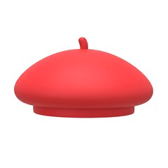 Obraz premium 3D Bright Red Beret