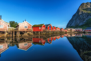 Iconic Red Rorbu Cabins