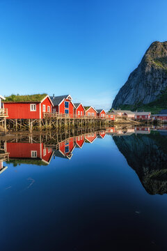 Iconic Red Rorbu Cabins