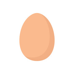 Illustration of Perfect Brown Egg: A Simple, Clean Illustration vector