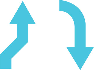 Road Navigation Arrow icon set.Chevron shape line. Swipe icon. Design element. Vector illustration isolated on white background.Way pointer symbol. Turn arrow navigation sign. Traffic route.