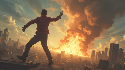 Obraz premium Inflation Crisis and Tax Hikes Representation