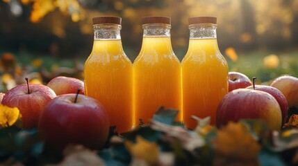 apple juice and apples