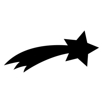 Icono con silueta de estrella navide&ntilde;a de Bel&eacute;n