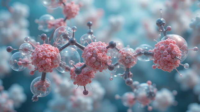 Chemical formula, structural formula and 3D ball-and-stick model of macrolide antibiotic erythromycin