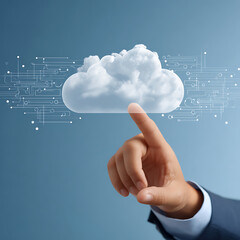 Cloud Computing Data Security and Hand Interaction Concept