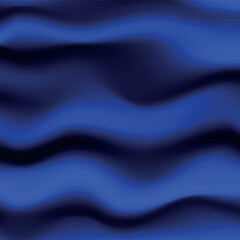 Silk blue background. Abstract vector pattern with copy space. Liquid wave texture, smooth drapery wallpaper. Wedding fabric, satin. Wavy design for banner, card, postcard, backdrop.