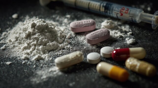 The Dark Side of Addiction: A stark depiction of drug abuse