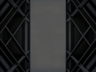 Elegant Black Geometric Abstract Background