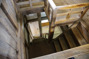 現存天守 備中松山城の内部構造