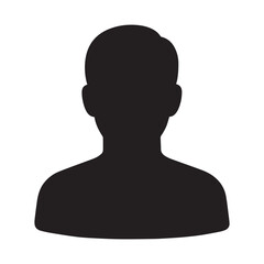 Male Silhouette Avatar Icon