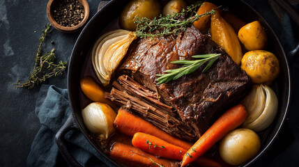 Delicious Pot Roast With Vegetables