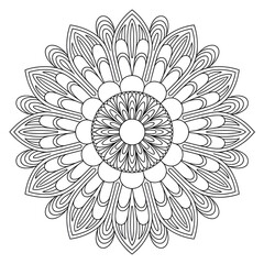 vector illustration of a flower