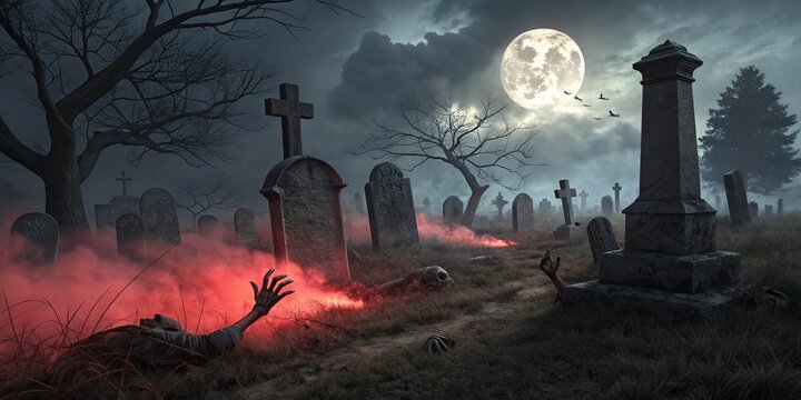 Halloween dark and scary Background 