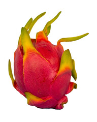 Fresh Dragon Fruit Isolated on Transparent Background