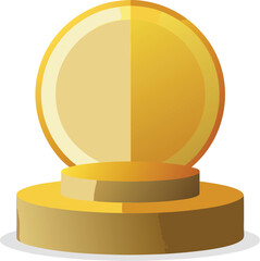 Adobe Illustrator Artwork Black presentation podium
Red levitating podium on red background with circle white lightening
