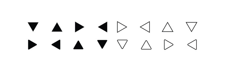 icon vector for web design, arrow icons Illustration vector graphic