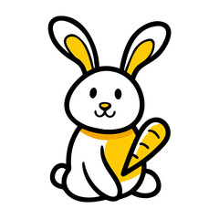 rabbit with carrot