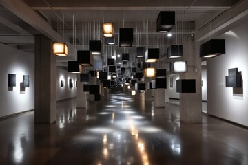 Illuminated Cubes Art Gallery
