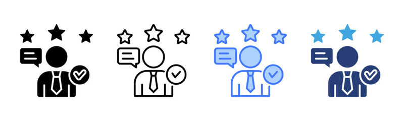 Customer Review icon sheet multiple style collection