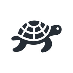 Turtle icon. Symbol, logo illustration
