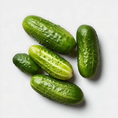 cucumbers on a wooden table