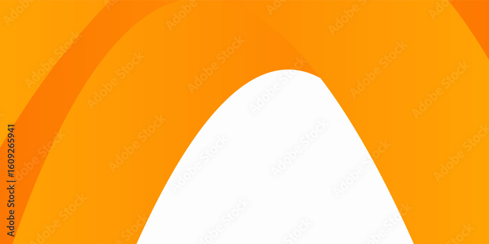 Poster vector orange line background curve element with white space for text and message design, overlappin