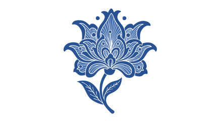 Indigo Floral Design