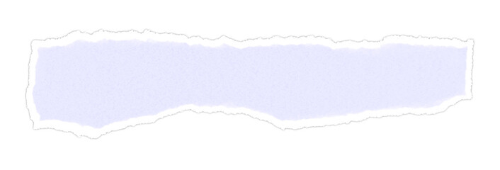 Naklejka premium Realistic torn paper edge. Ripped Lavender Mist paper mockup isolated on transparent background. Piece of rip paper PNG. mockup template