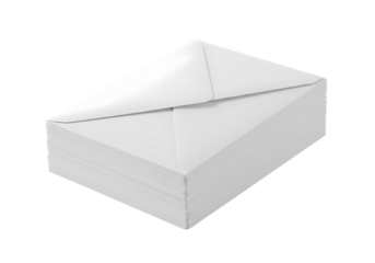 Sealed White Envelope A Minimalist Postal Item