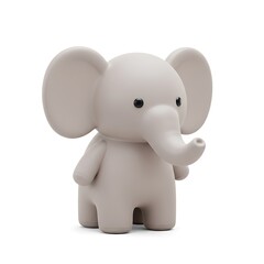 Obraz premium 3D Baby Elephant Side Pose